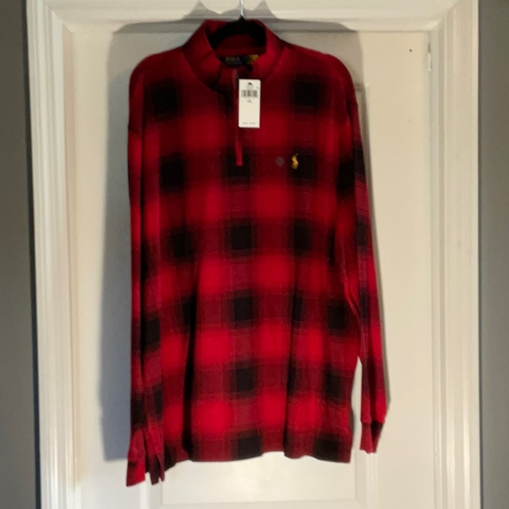 Polo Ralph Lauren Red Plaid Long Sleeve Shirt